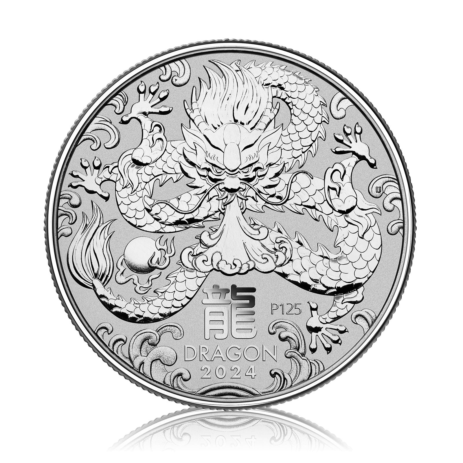 2oz Silver Perth Mint Lunar Series III Year of the Dragon (2024)