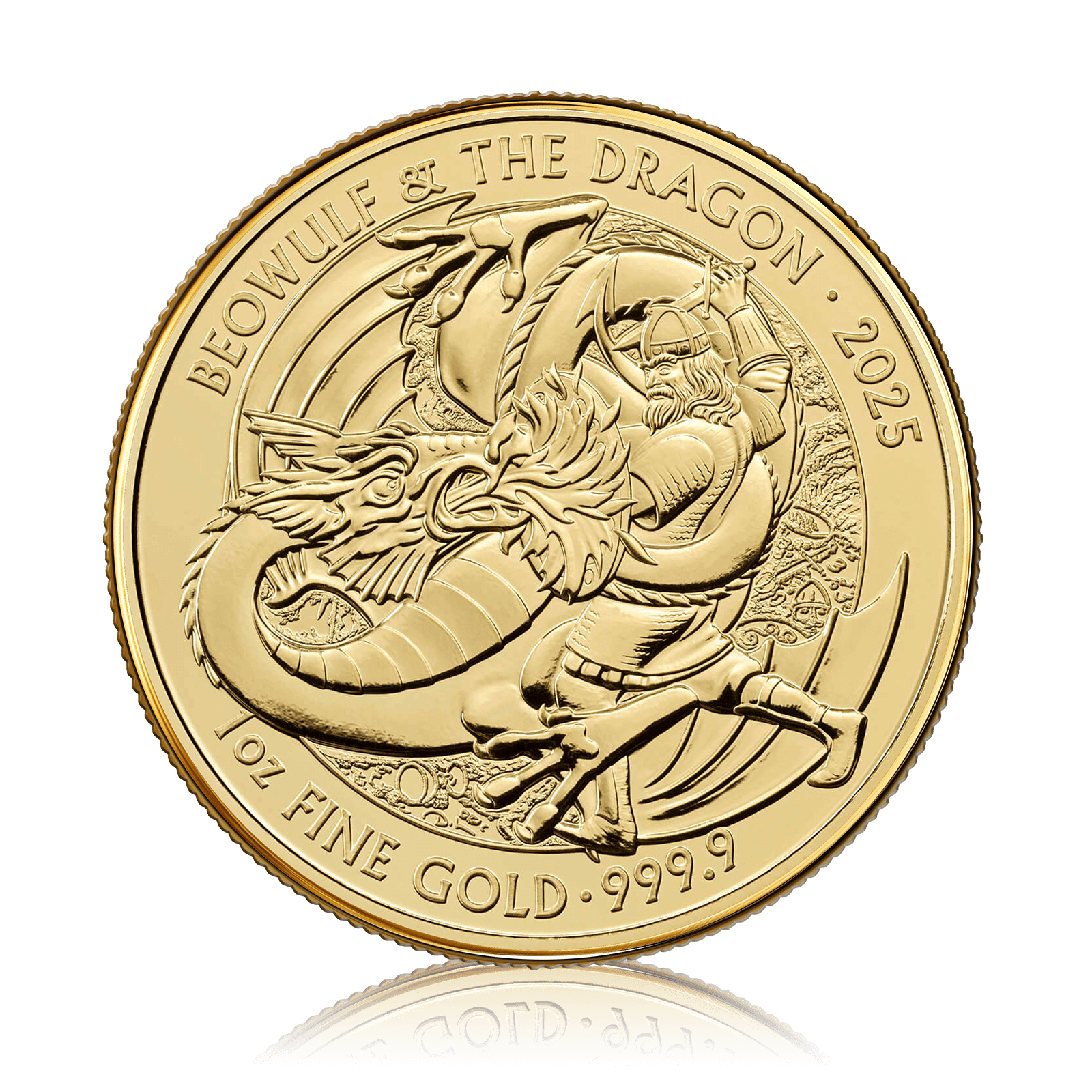 1 Oz Gold Royal Mint Beowulf and the Dragon (2025)