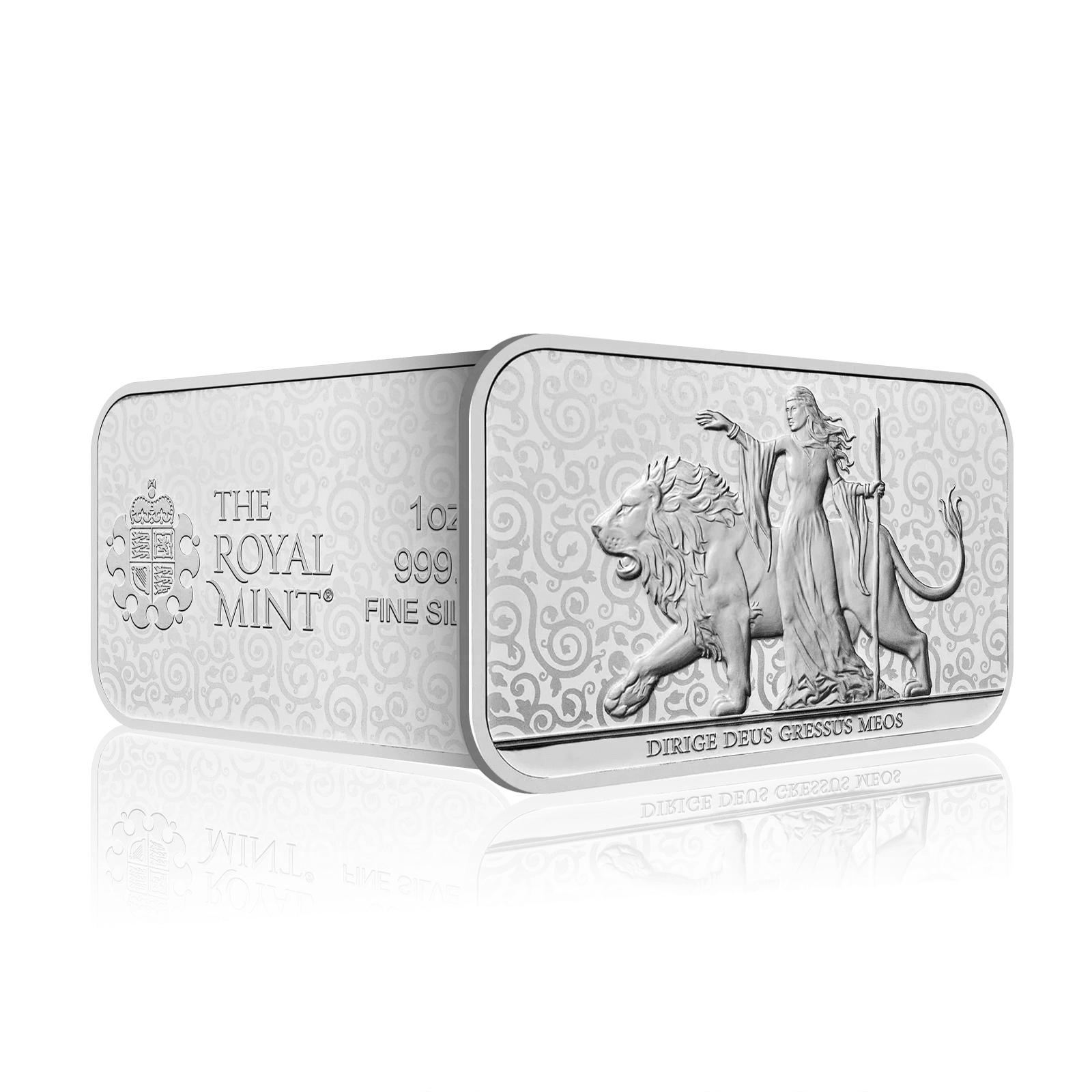 1oz Silver Royal Mint Una & The Lion Bar