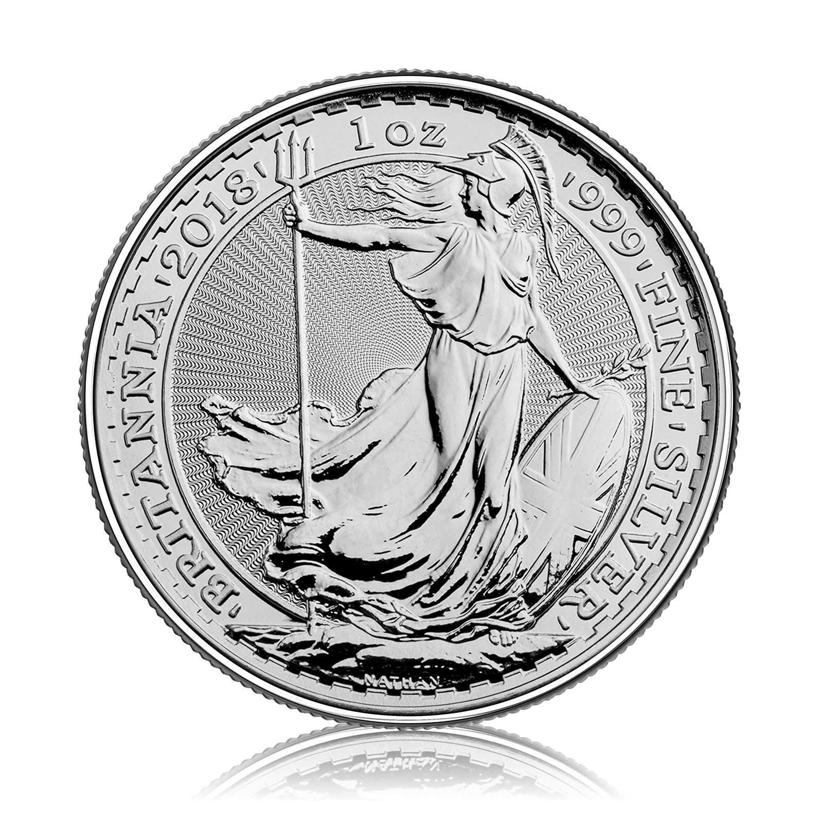 1oz Silver Britannia Queen Elizabeth II (2018)