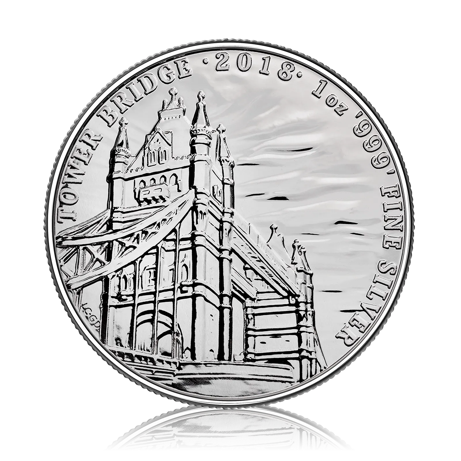 1oz Silver Royal Mint Tower Bridge (2018-2019)