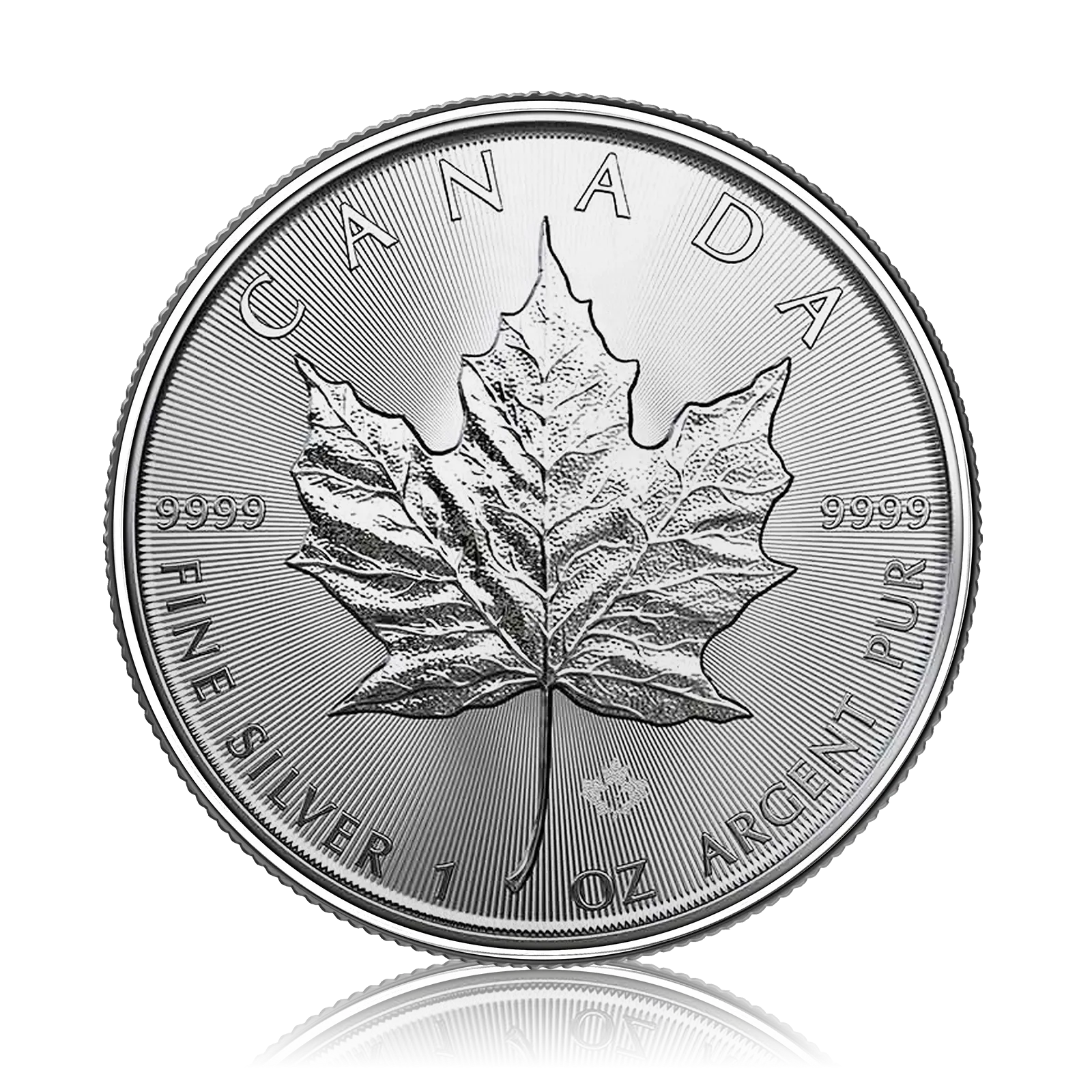 1oz Silver Canadian Maple Leaf (2019)