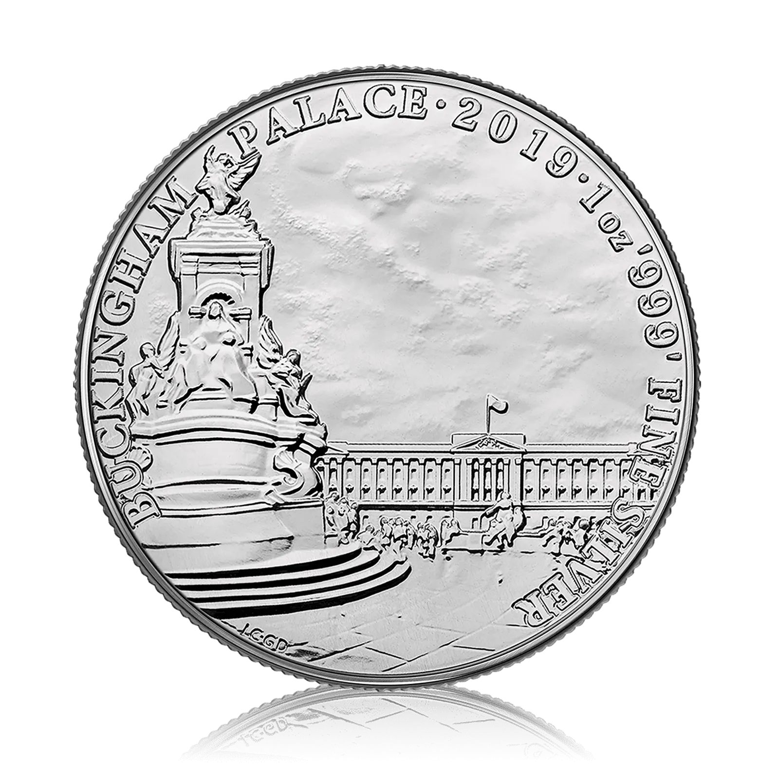 1oz Silver Royal Mint Buckingham Palace (2019)