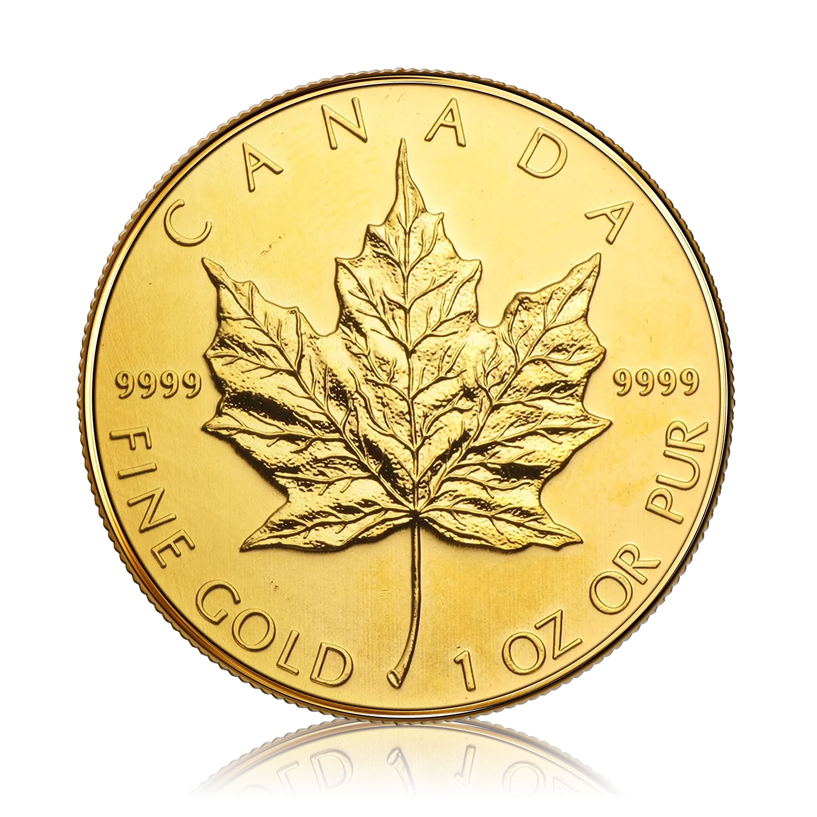 1oz Gold Canadian Maple Leaf (2011)