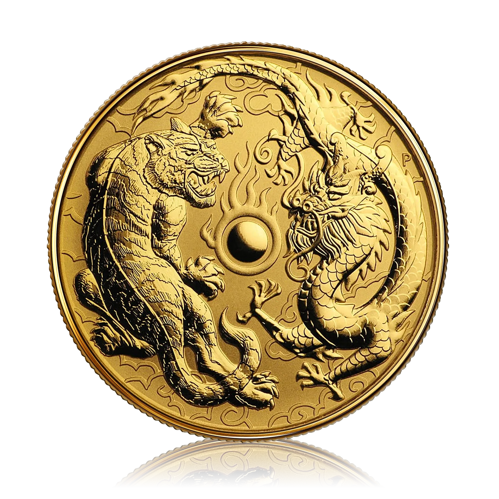1 Oz Gold Perth Mint Dragon & Tiger (2019)
