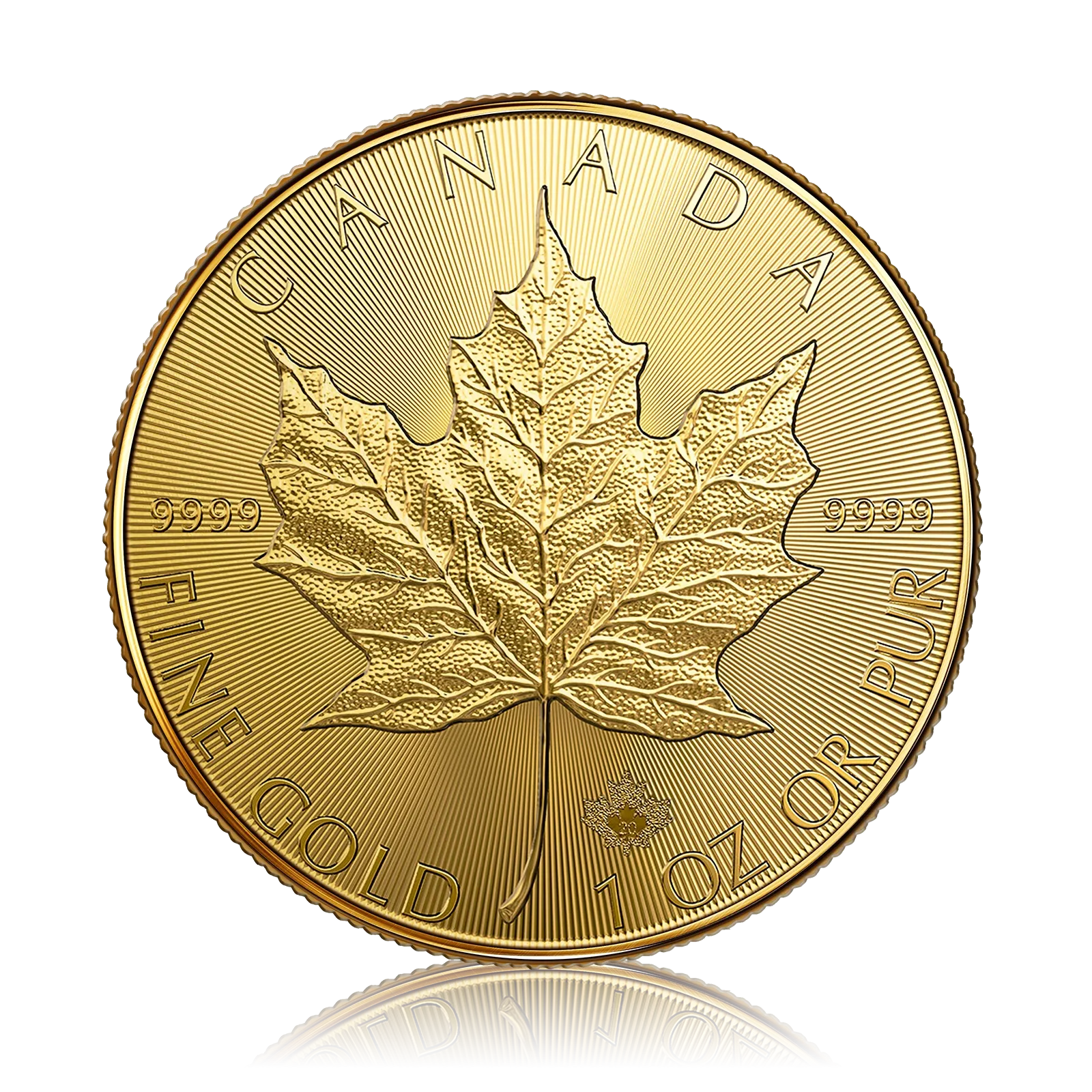 1oz Gold Canadian Maple Leaf (2020)