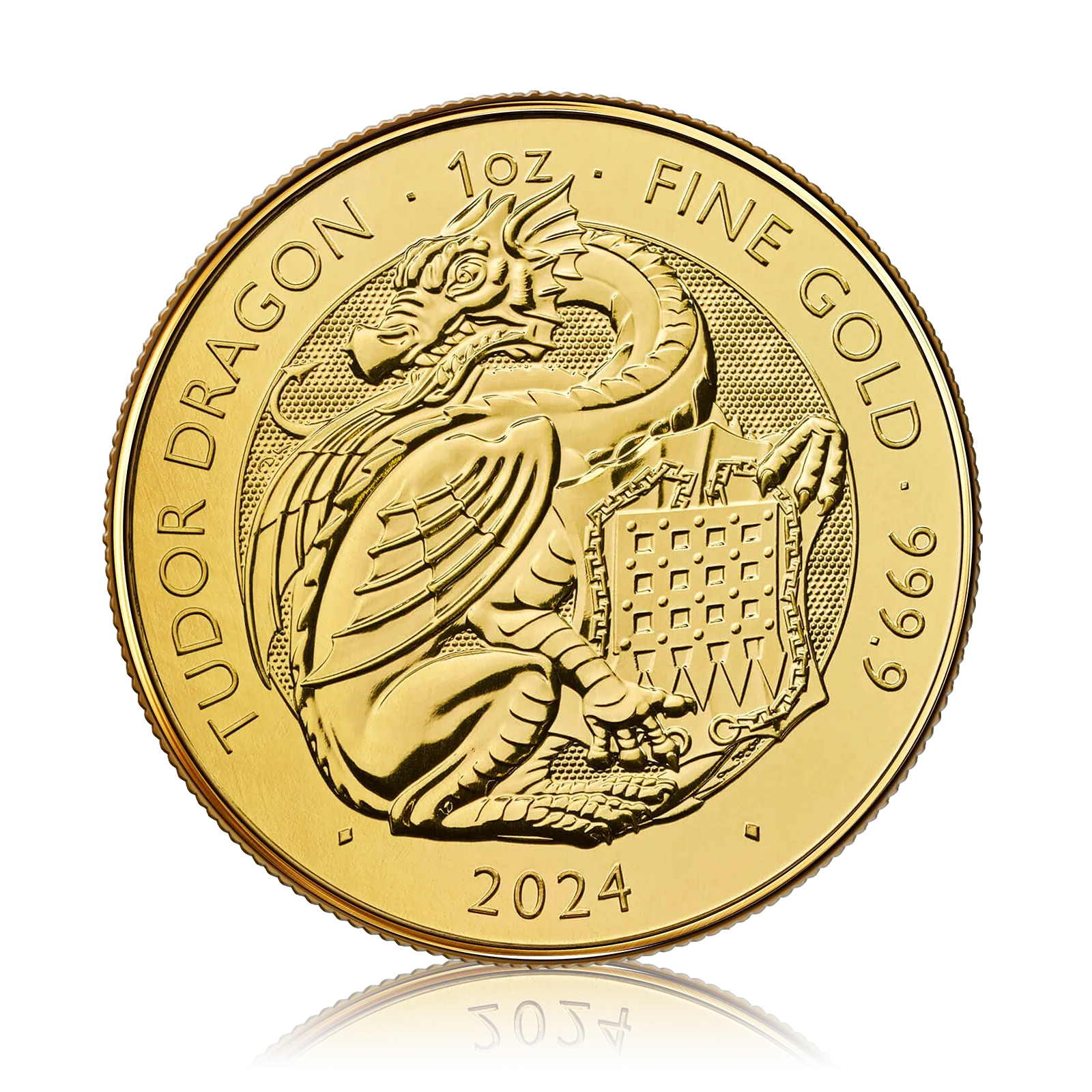 1 Oz Gold Royal Mint Tudor Dragon (2024)