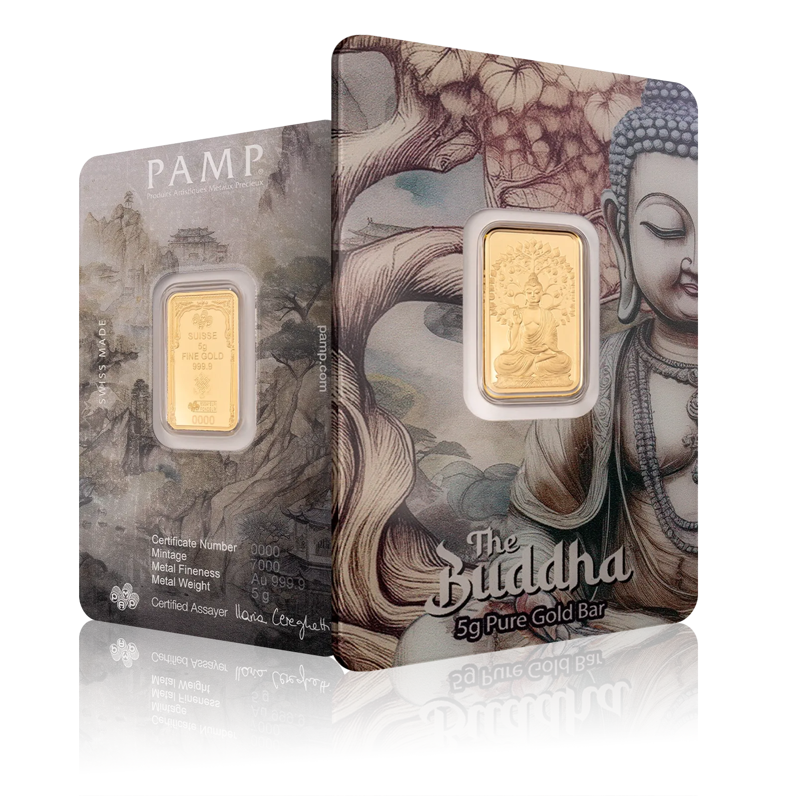 5g PAMP The Buddha Gold Bar (999.9)