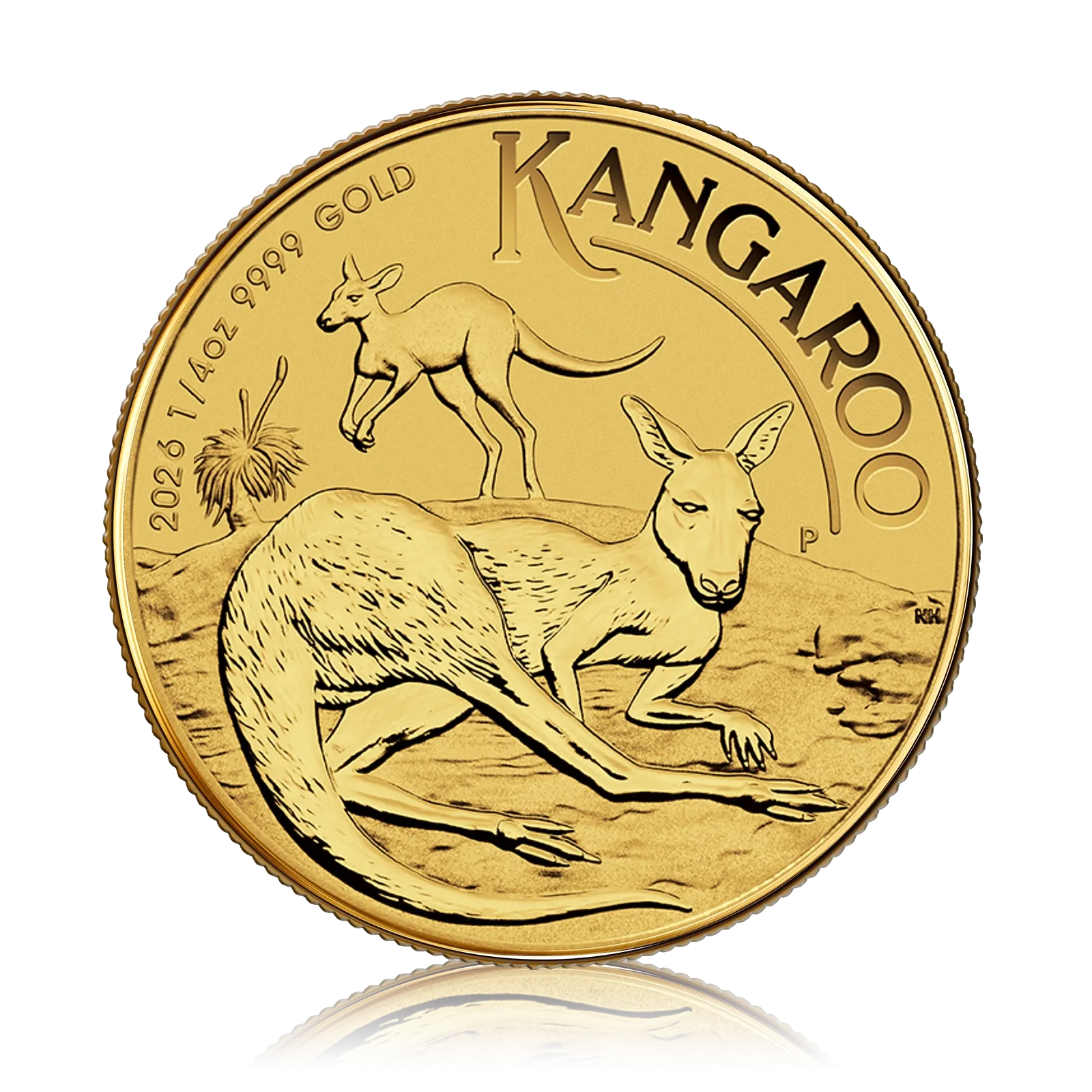 1/4 Oz Gold Perth Mint Australian Kangaroo (2026)