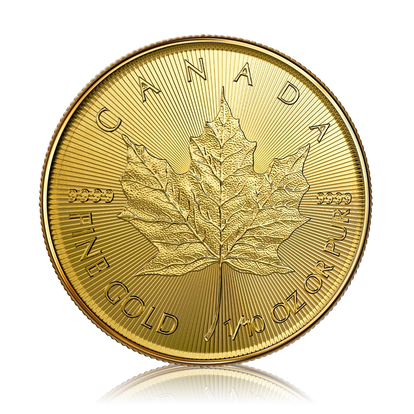 1/10 Oz Gold Canadian Maple Leaf (2026)