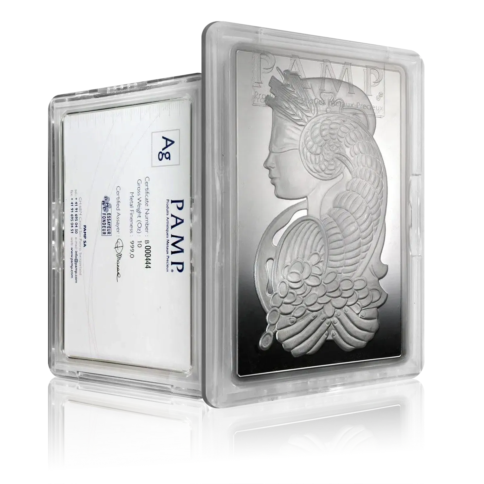 10oz PAMP Investment Silver Bar