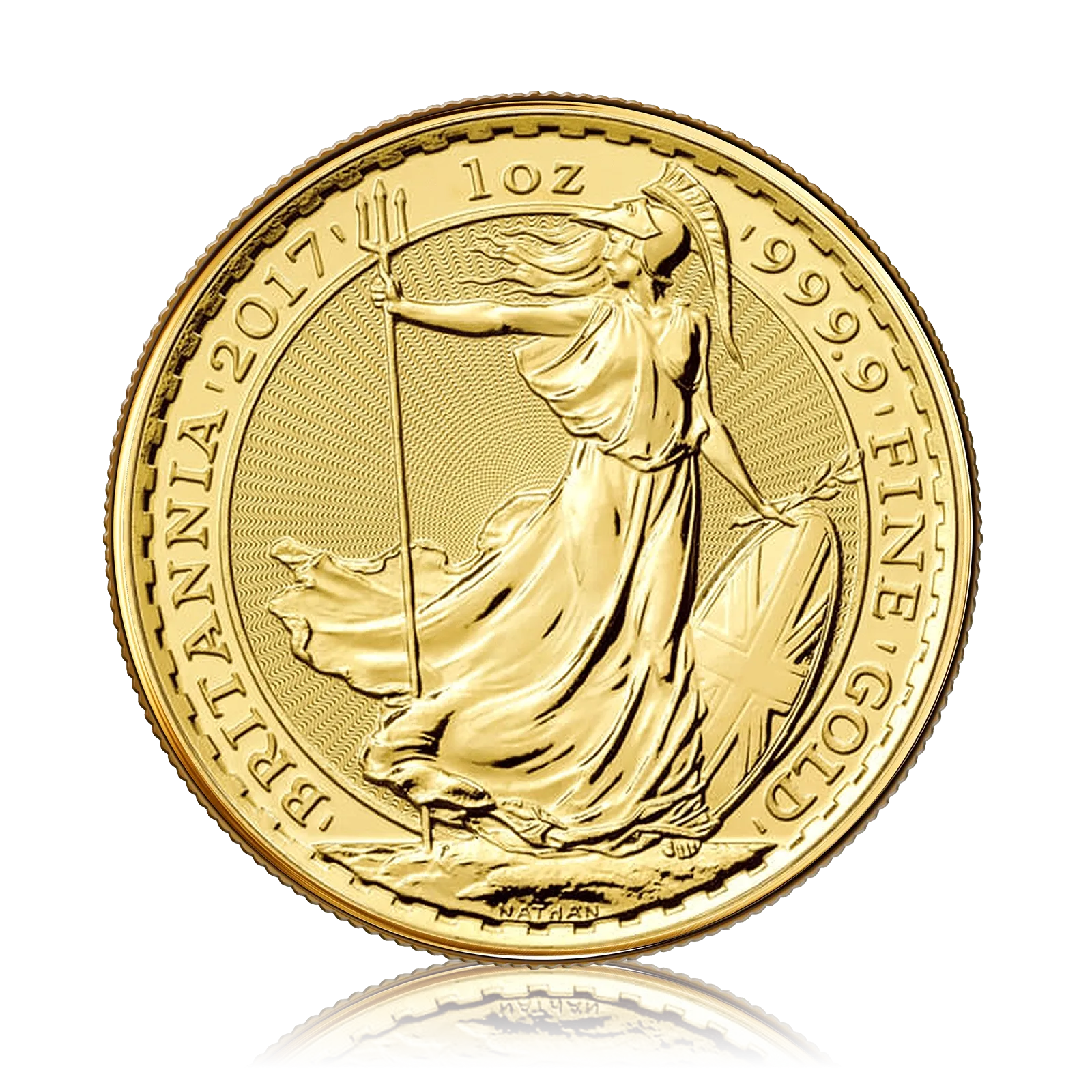 1oz Gold Royal Mint Britannia Queen Elizabeth ll  (2017)