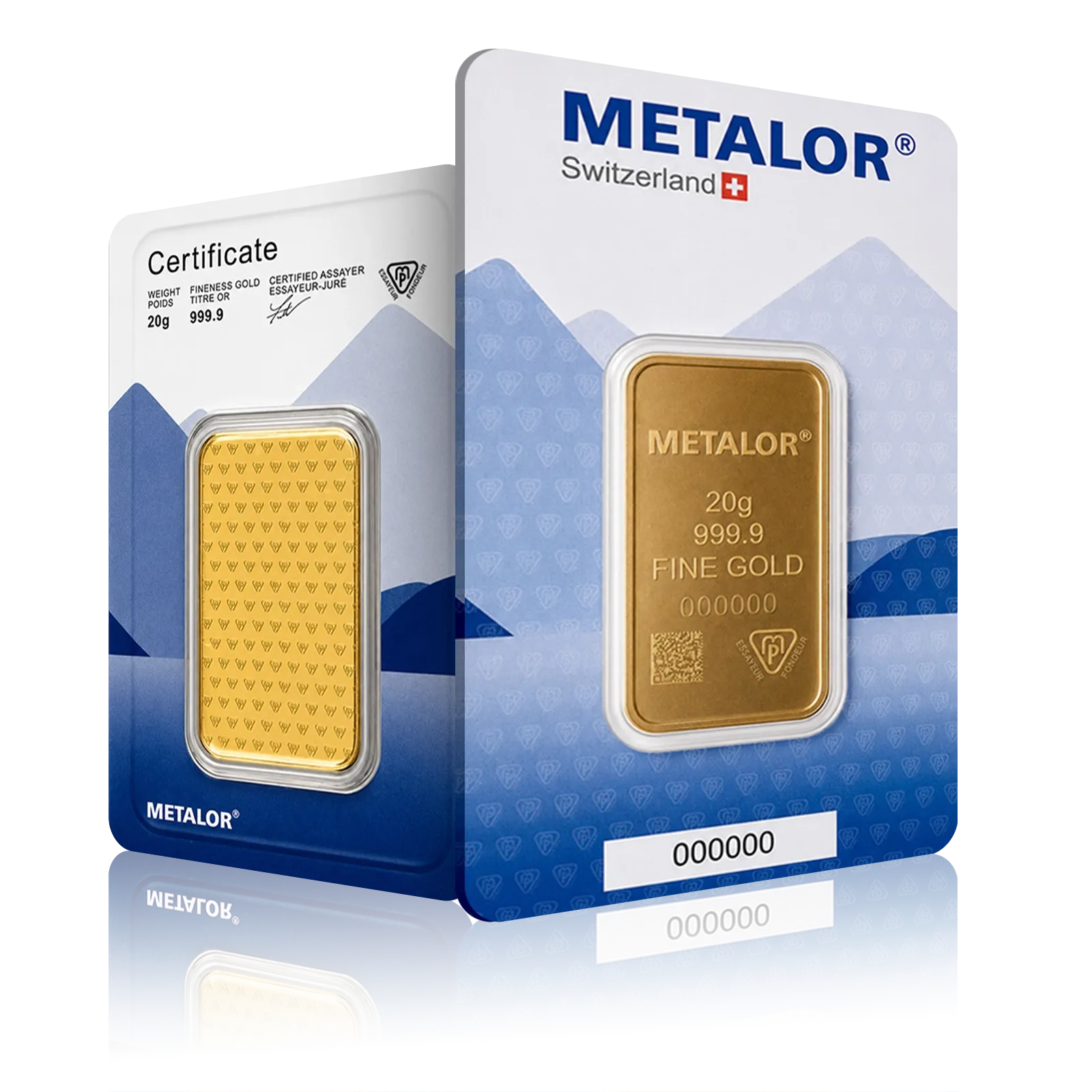 20g Metalor Investment Gold Bar (999.9)