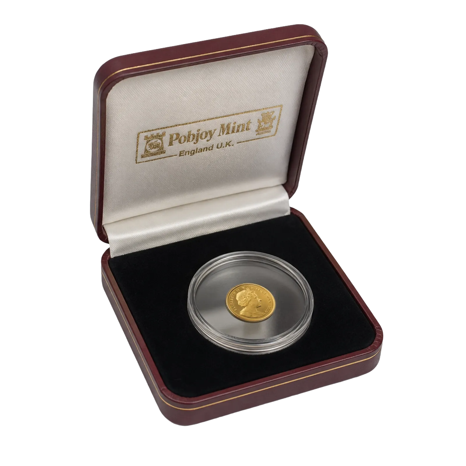 1/10oz Isle of Man Angel Piedfort High Relief Box Set (Preowned)